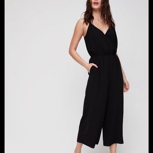 Aritzia Wilfred Melodie Jumpsuit-Black-Size XXS